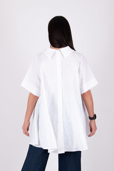 Linen Loose Shirt MALENA - EUG FASHION EugFashion 