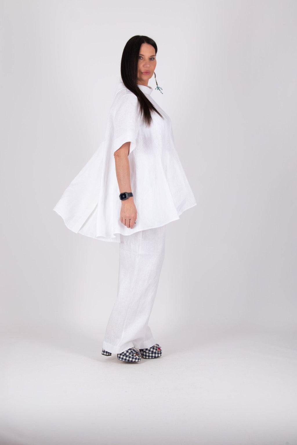 Linen Loose Shirt MALENA SALE - EUG Fashion