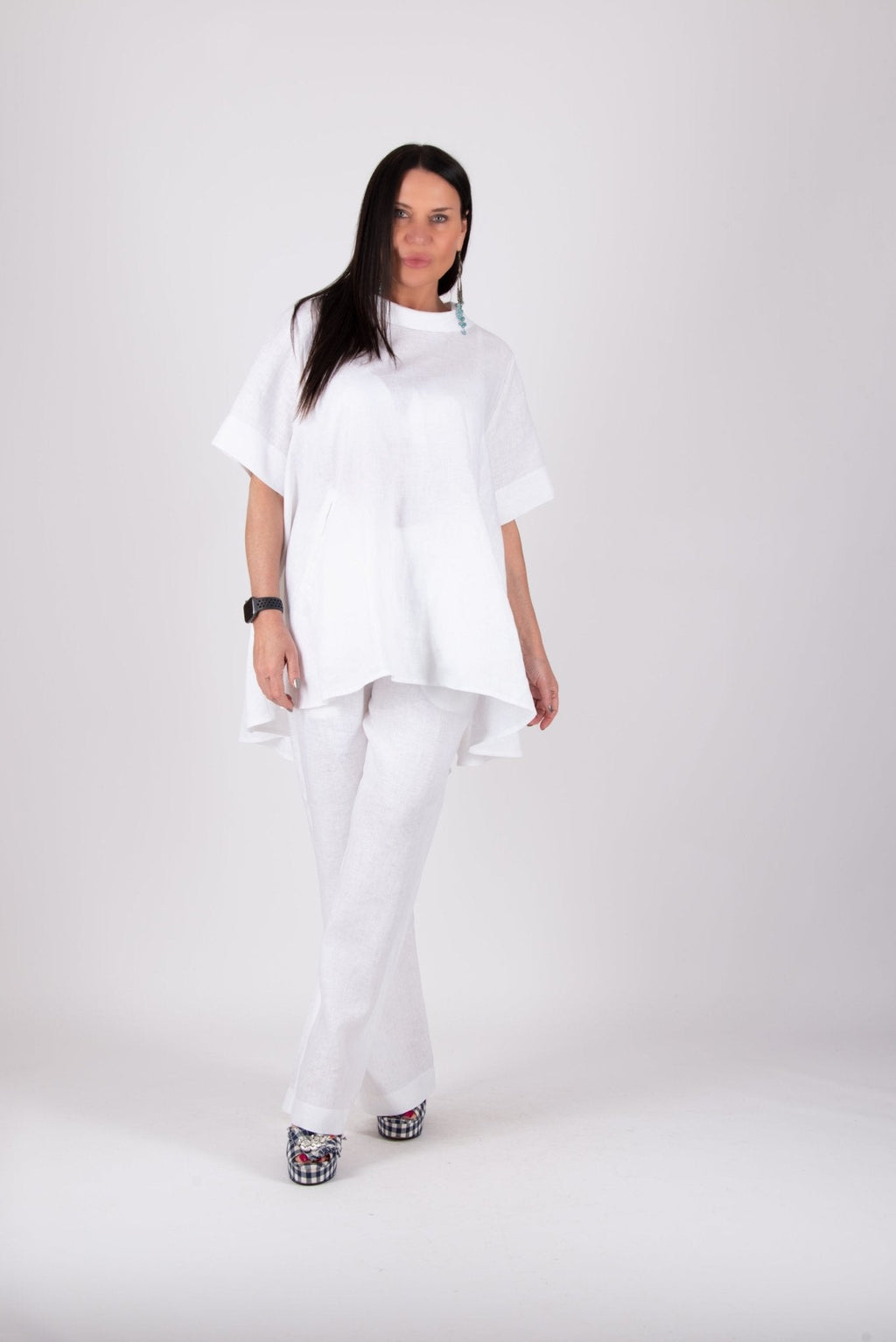 Linen Loose Shirt MALENA SALE - EUG Fashion