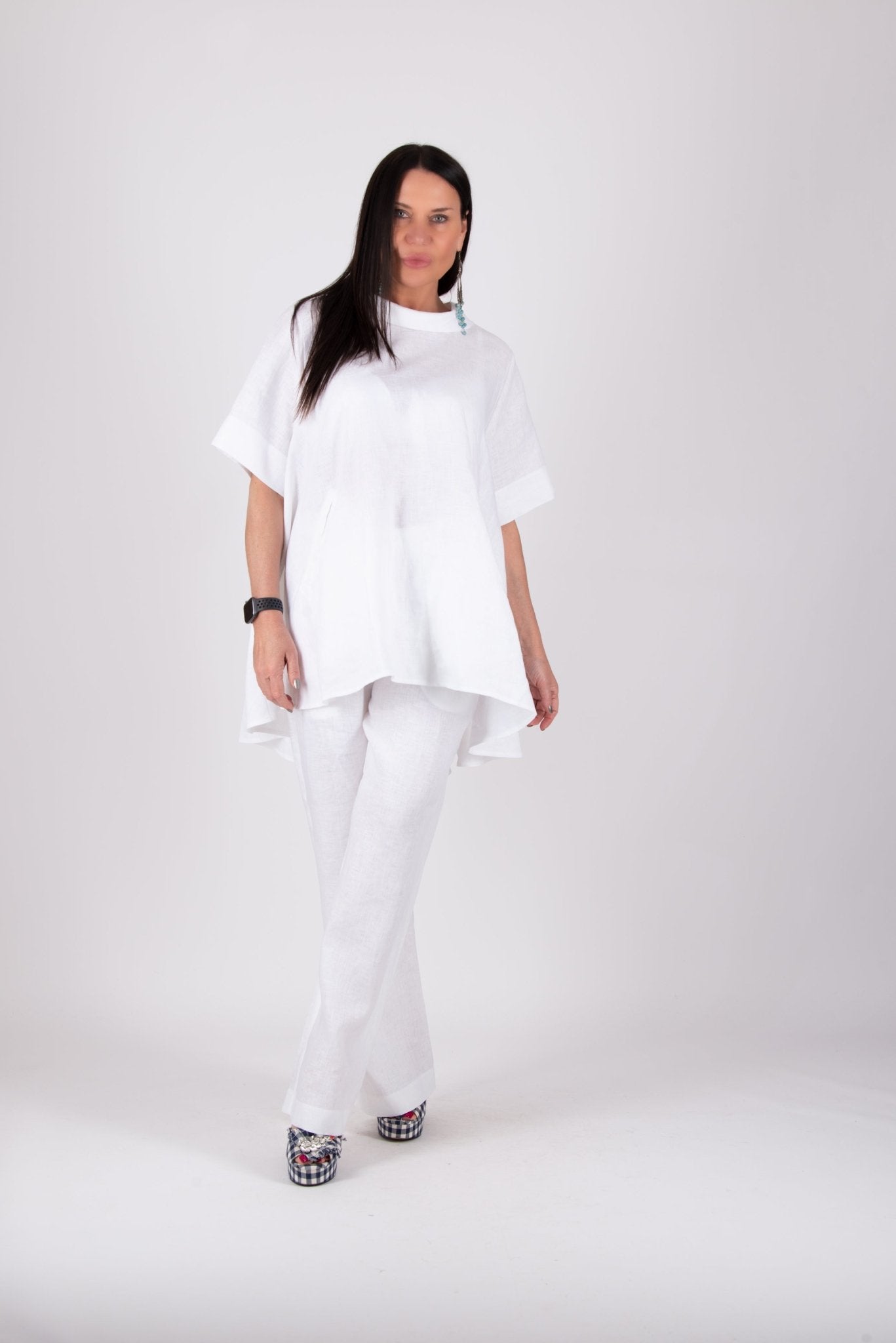 Linen Loose Shirt MALENA SALE - EUG Fashion