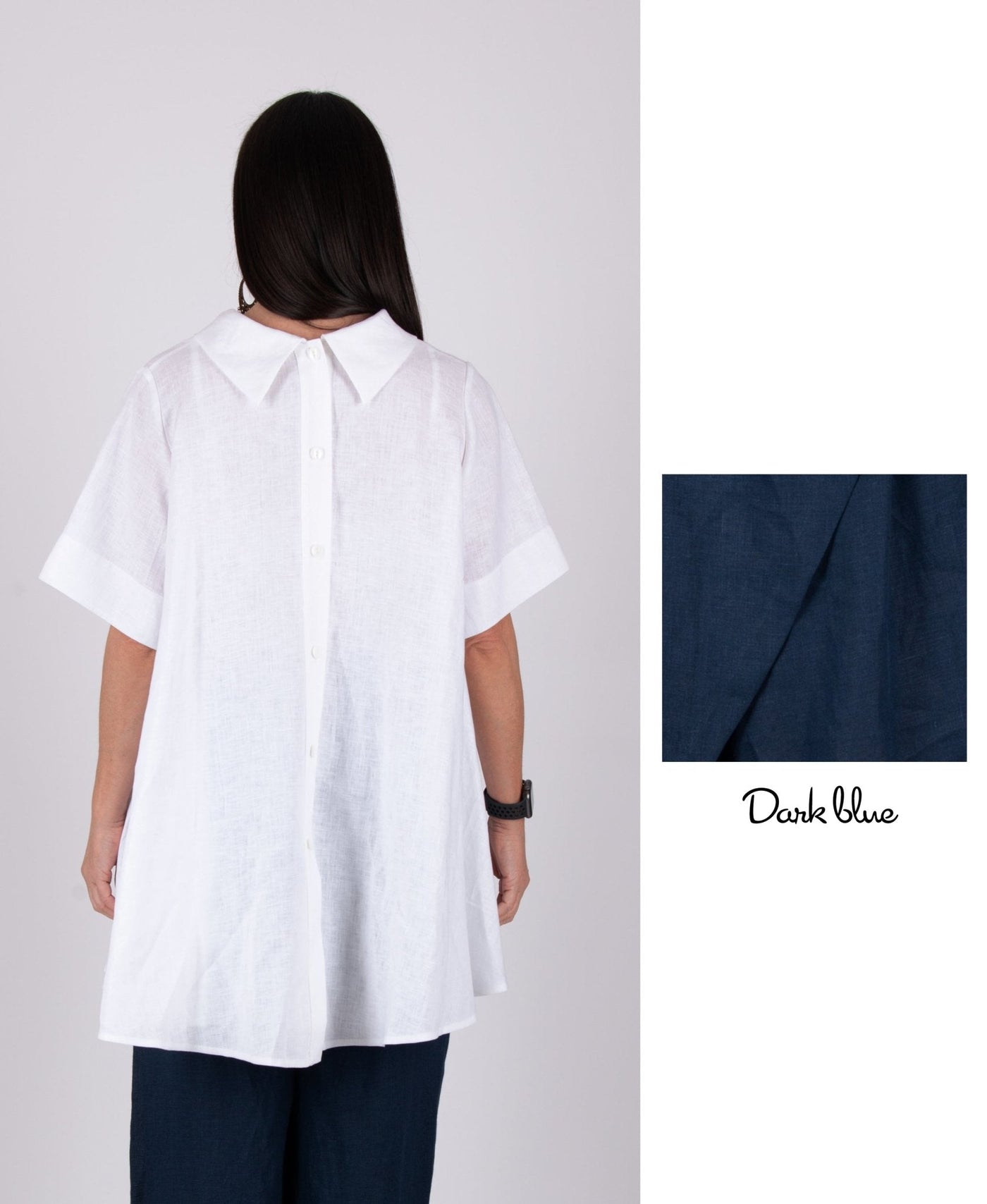 Linen Loose Shirt MALENA SALE - EUG Fashion EugFashion 