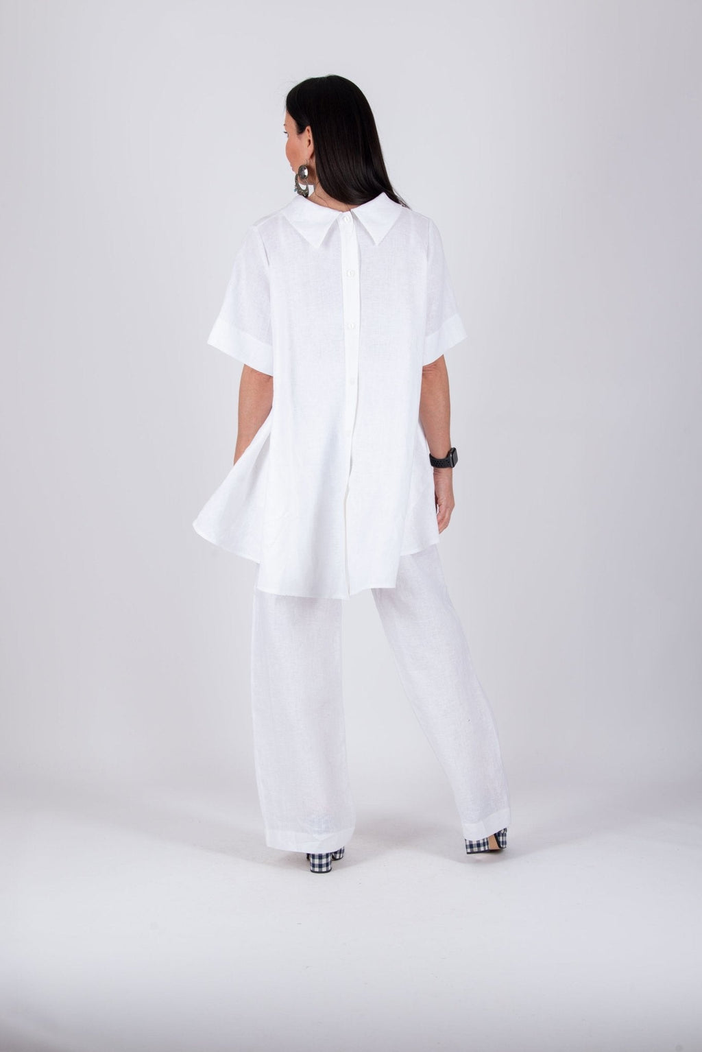 Linen Loose Shirt MALENA SALE - EUG Fashion