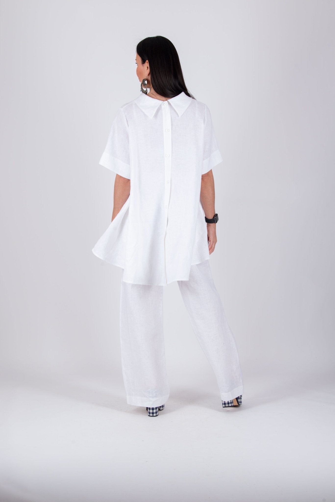 Linen Loose Shirt MALENA SALE - EUG Fashion