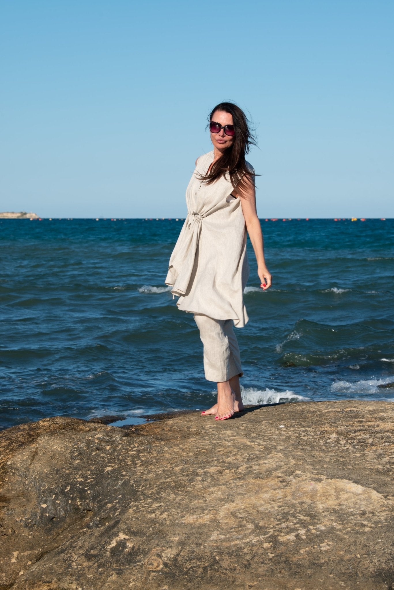 Linen Outfit DANIELA - EUG FASHION EugFashion 