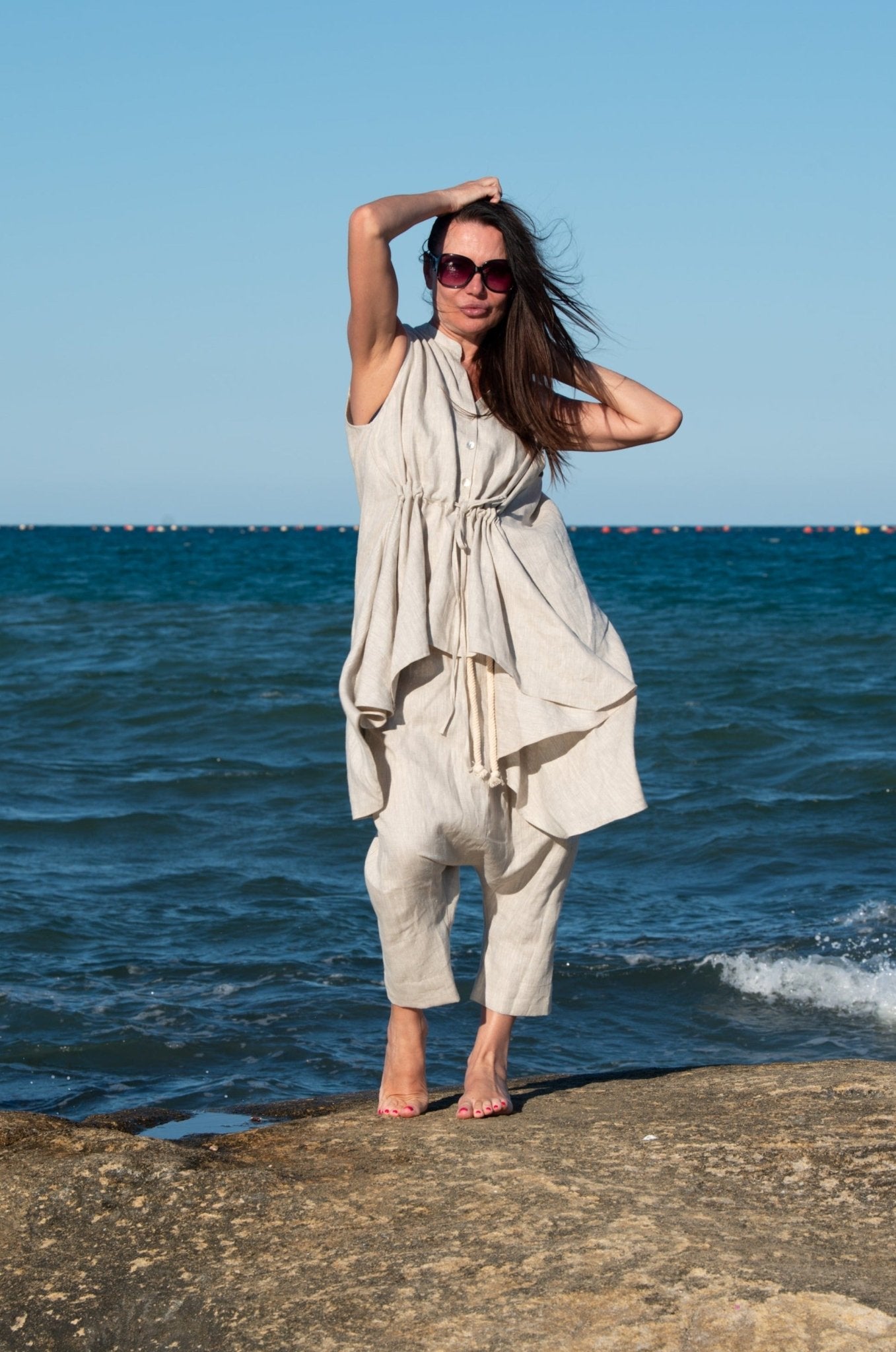 Linen Outfit DANIELA - EUG FASHION EugFashion 