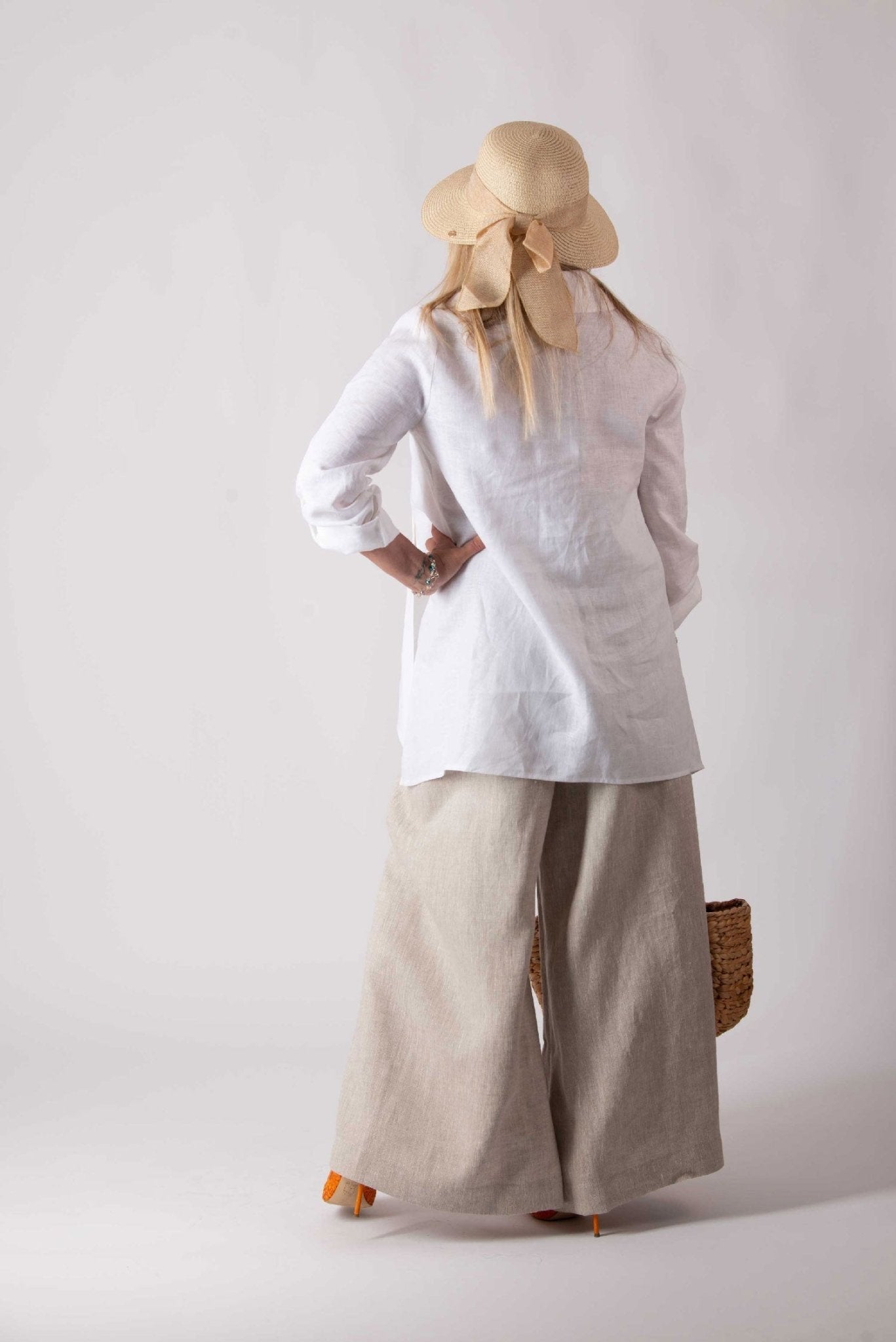 Linen Pants Skirt PAMELA - EUG FASHION EugFashion 