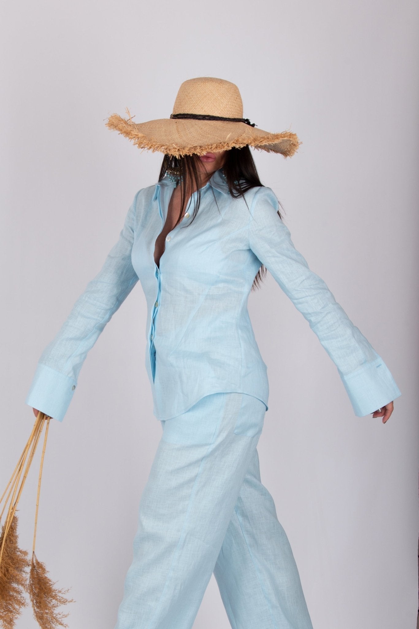 Linen Shirt ALAIA SALE - EUG Fashion