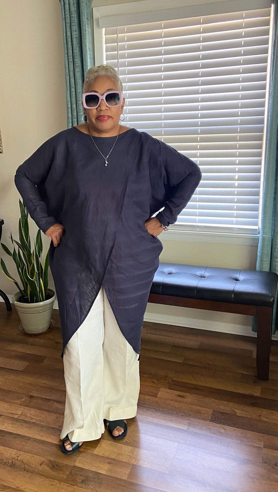 Linen Tunic FABIANA SALE - EUG Fashion