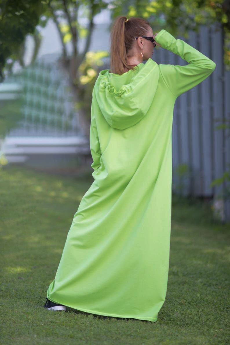 Long Hooded Women Dress EugFashion 