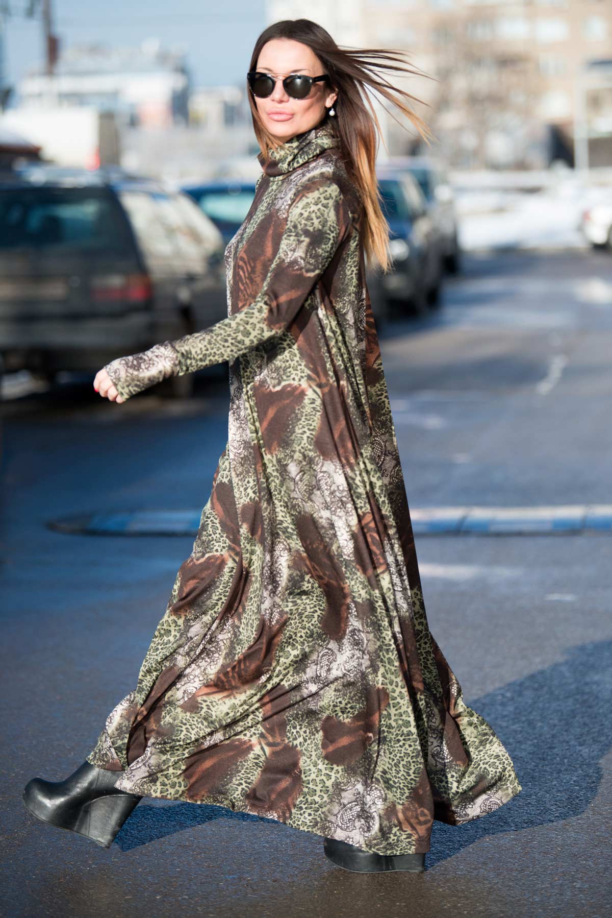 Long Knitted dress VIVIAN SALE - EUG FASHION EugFashion 