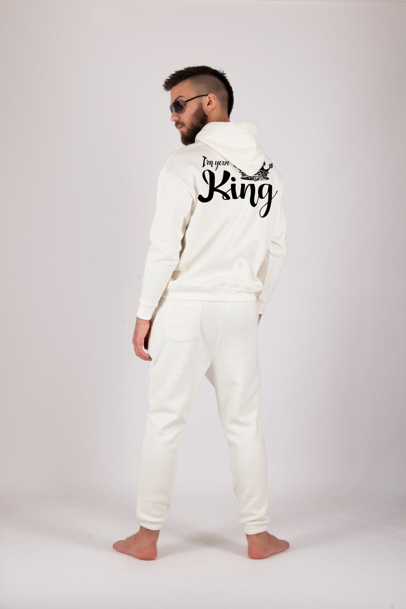 Men King print Sweatshirt - EUG FASHION EugFashion 