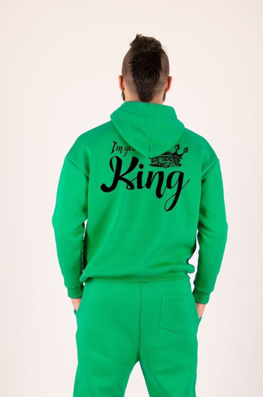 Men King print Sweatshirt - EUG FASHION EugFashion 