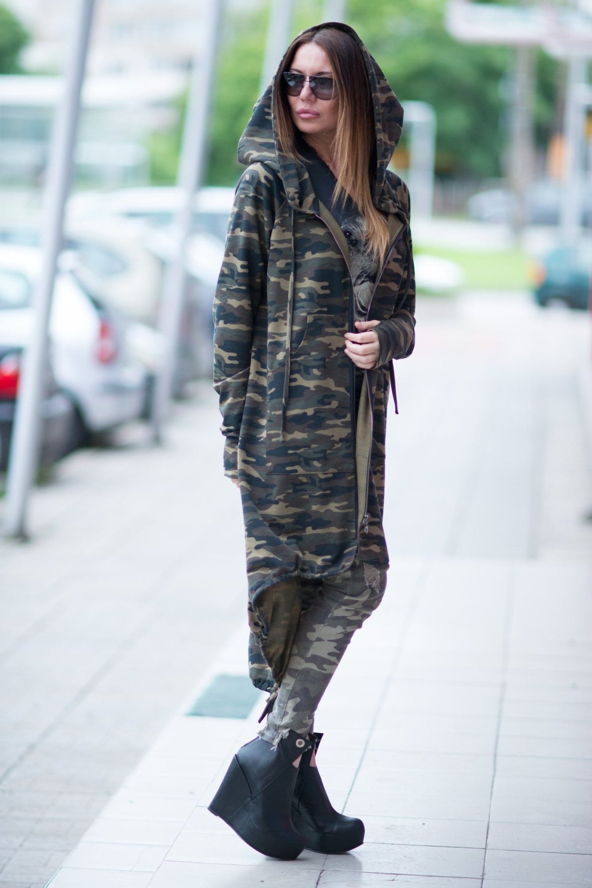 Military Hooded Vest LILY – EUG FASHION