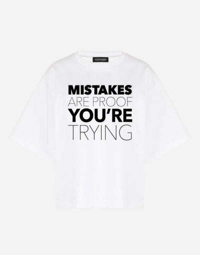 Mistakes Are Proof You're Trying Premium T-Shirt - EUG FASHION EugFashion 