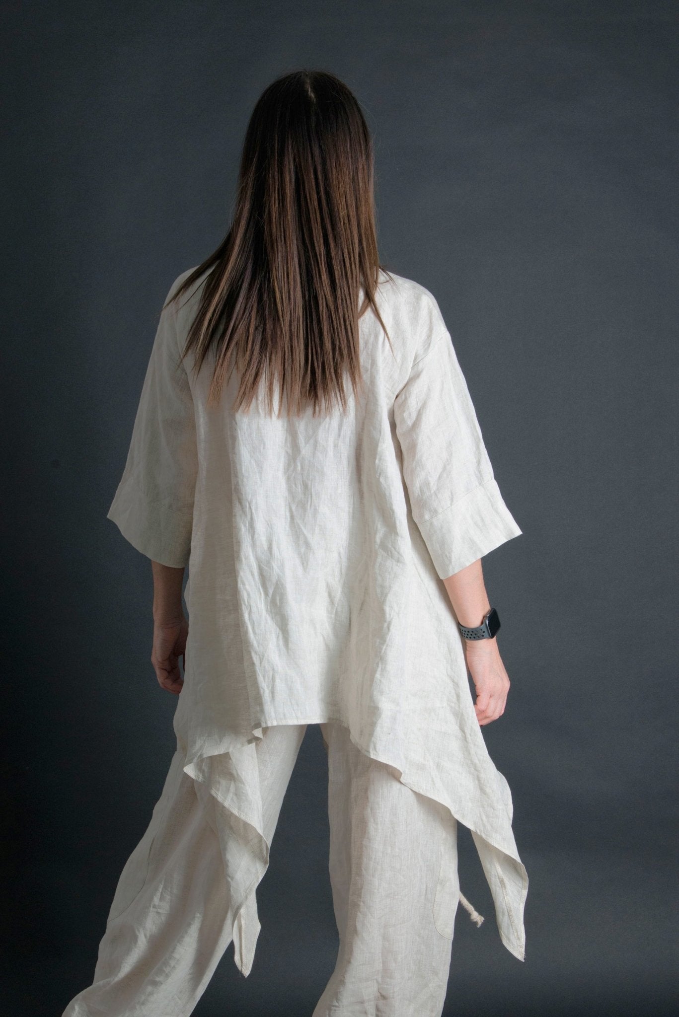 Natural Linen Tunic Sabrina - EUG FASHION EugFashion 