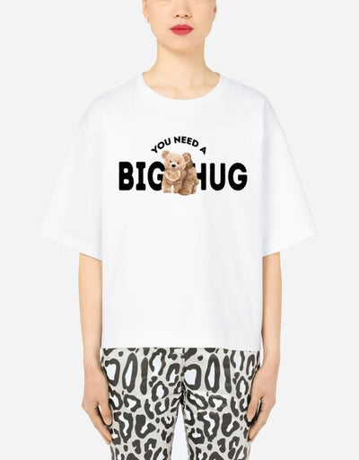 Need a Hug Cotton T-shirt - EUG FASHION EugFashion 