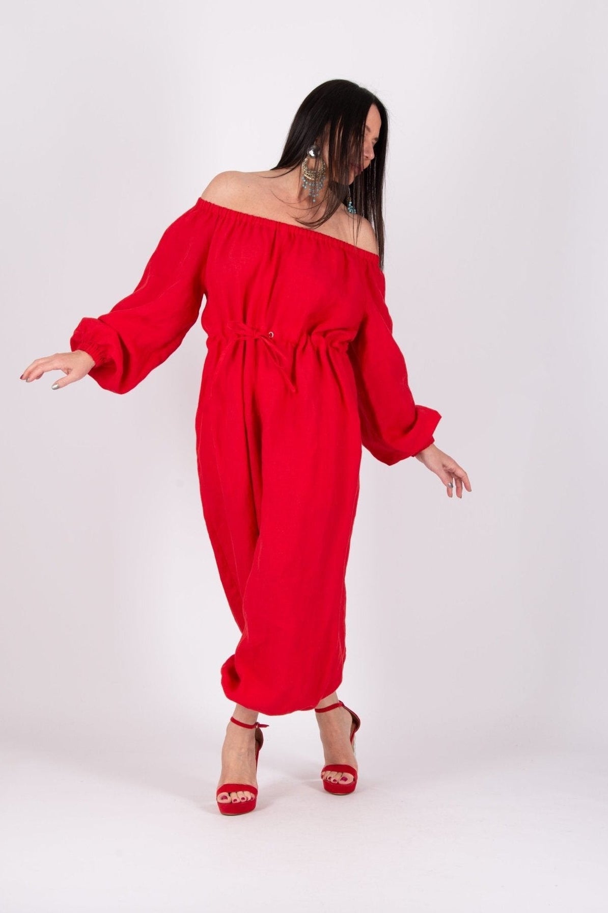 Off Shoulders Jumpsuit BOHEMY SALE - EUG Fashion