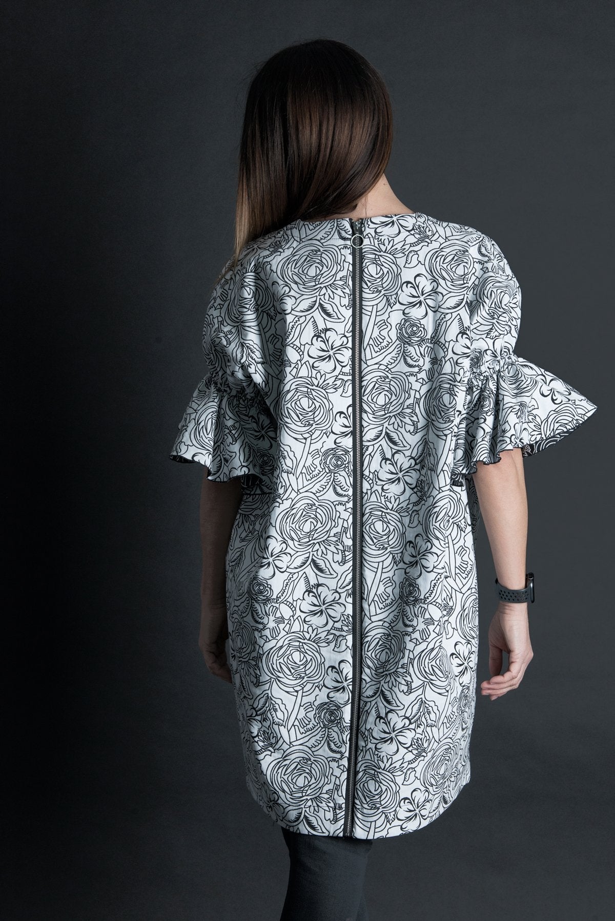 Shorts sleeves FLAVIA Dress SALE - EUG FASHION