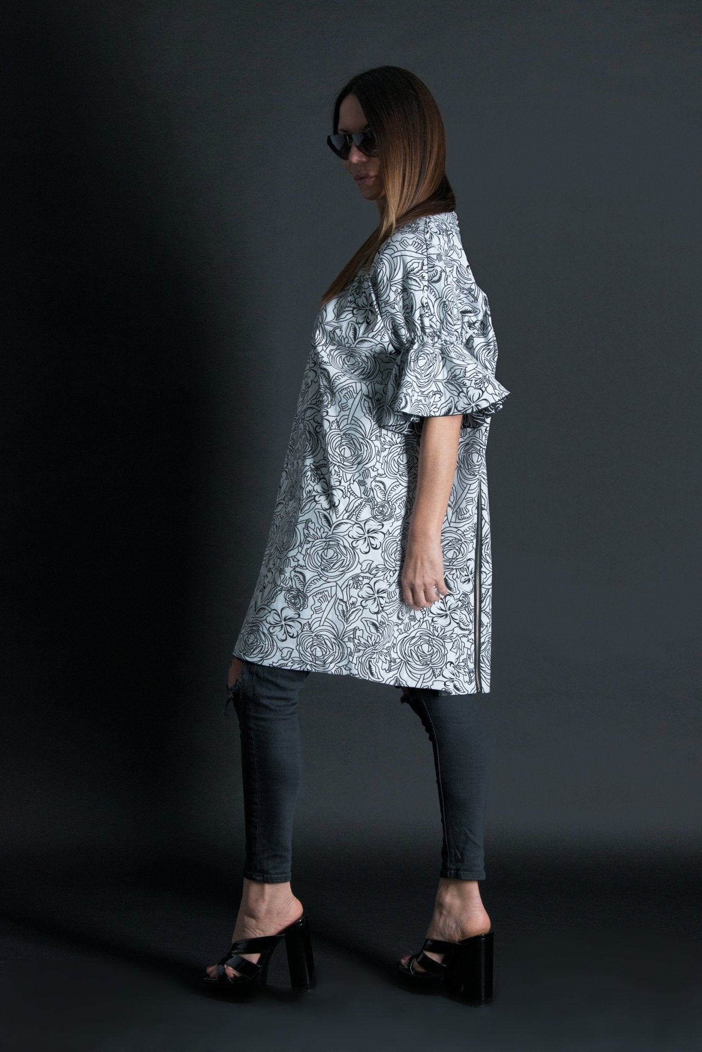 Shorts sleeves FLAVIA Dress SALE - EUG FASHION