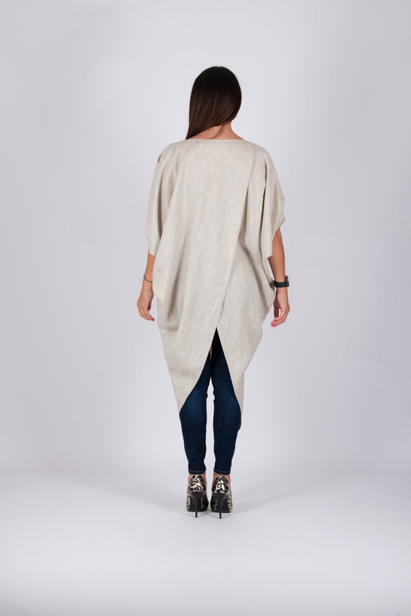 Sleeveless Linen Tunic FABIANA SALE - EUG Fashion EugFashion 