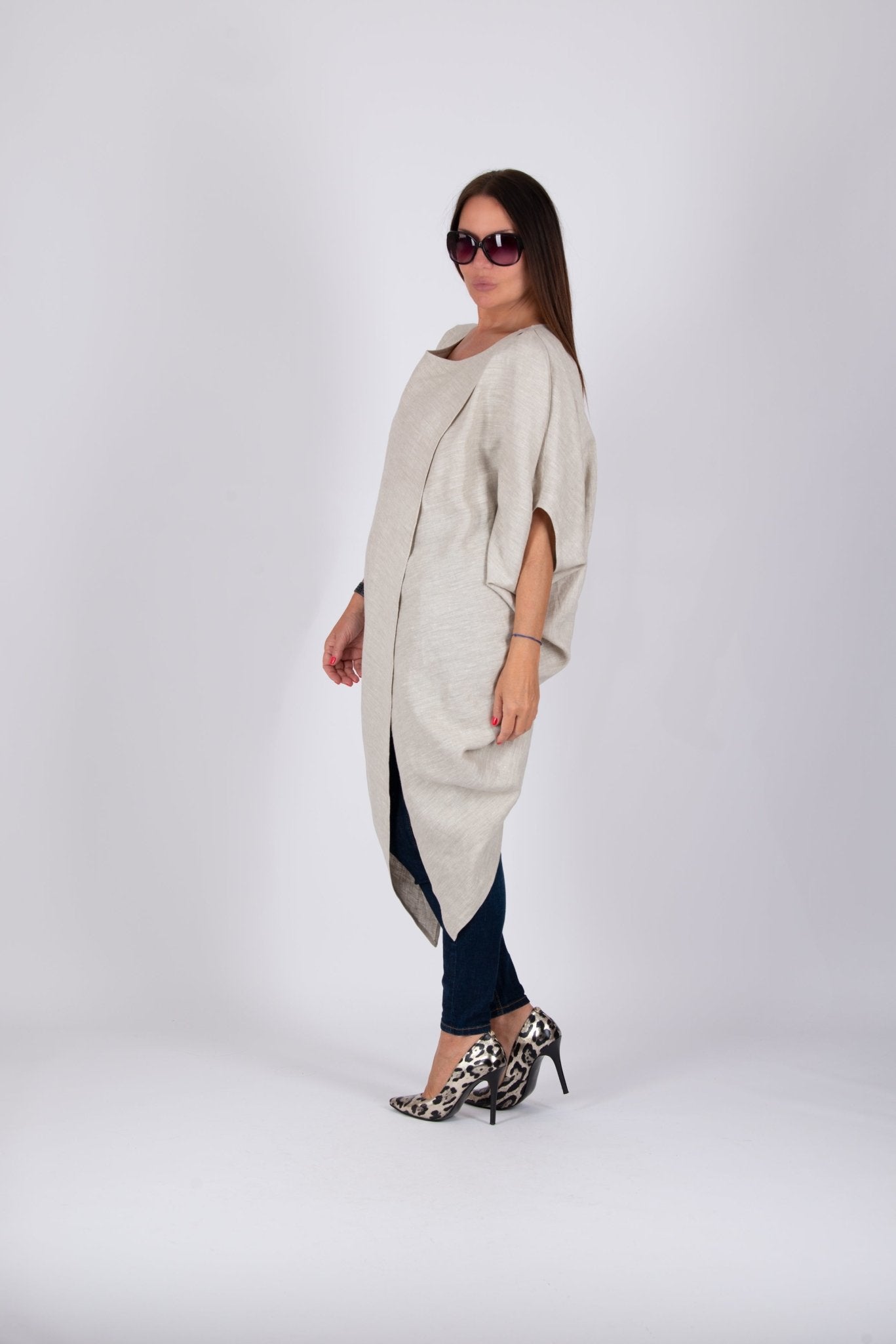 Sleeveless Linen Tunic FABIANA SALE - EUG Fashion