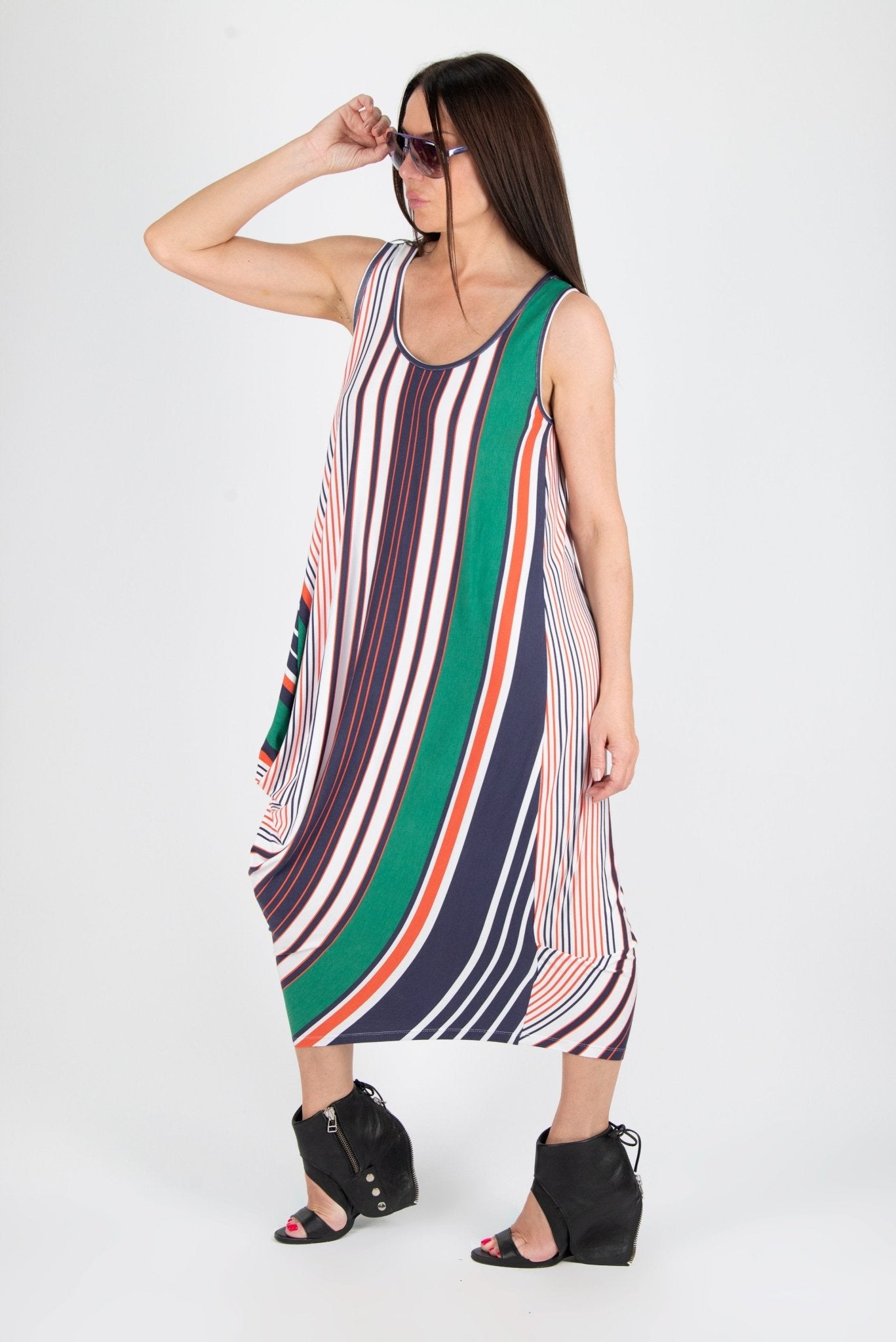 Stripe Dress ONIX SALE - EUG FASHION EugFashion 