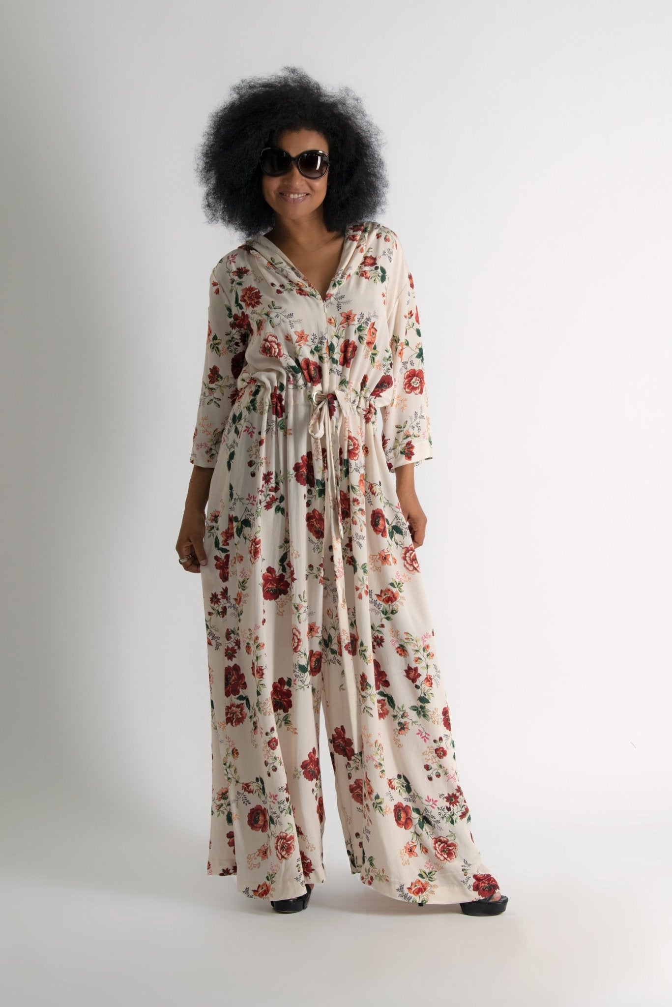Summer Hooded Jumpsuit REGINA - EUG FASHION EugFashion 