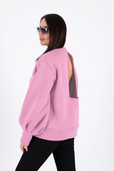 Sweatshirt Puff Sleeves ANJI - EUG FASHION EugFashion 