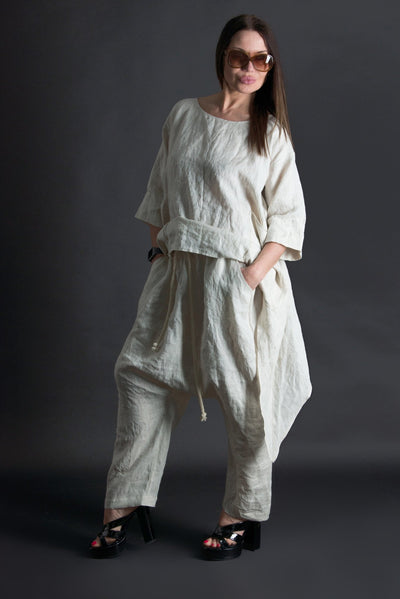 Two pieces Linen Outfit Alexa - EUG FASHION EugFashion 