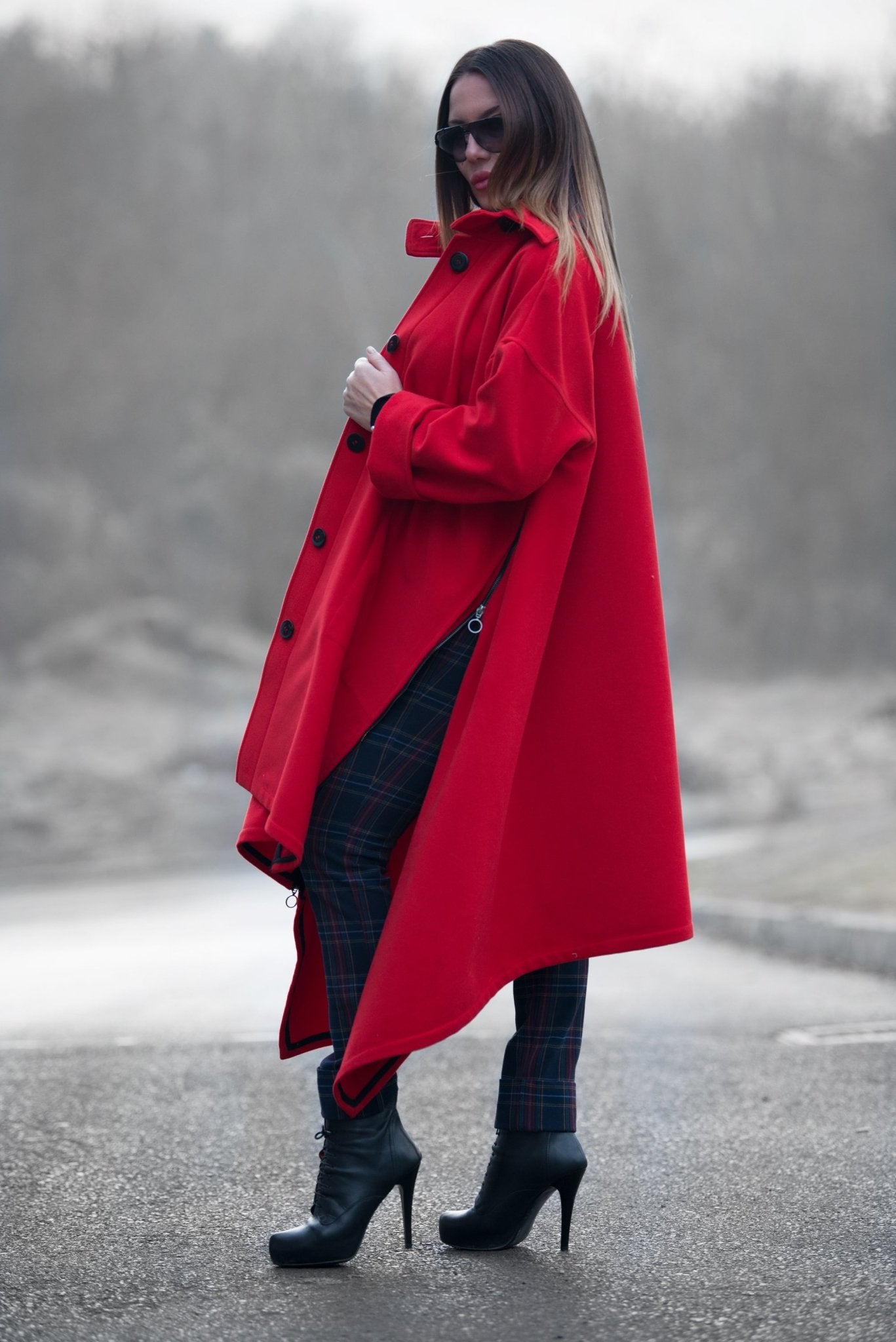 Women Loose Winter Coat FEDERICA – EUG FASHION